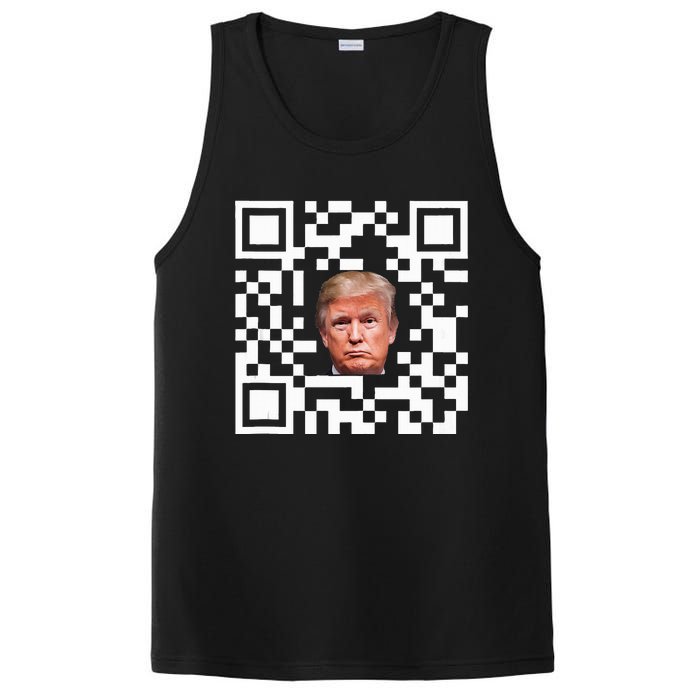 Funny Qr President Trump Dance Code PosiCharge Competitor Tank