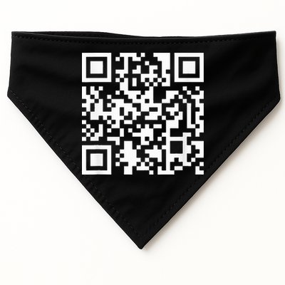 Funny Qr President Trump Dance Code USA-Made Doggie Bandana
