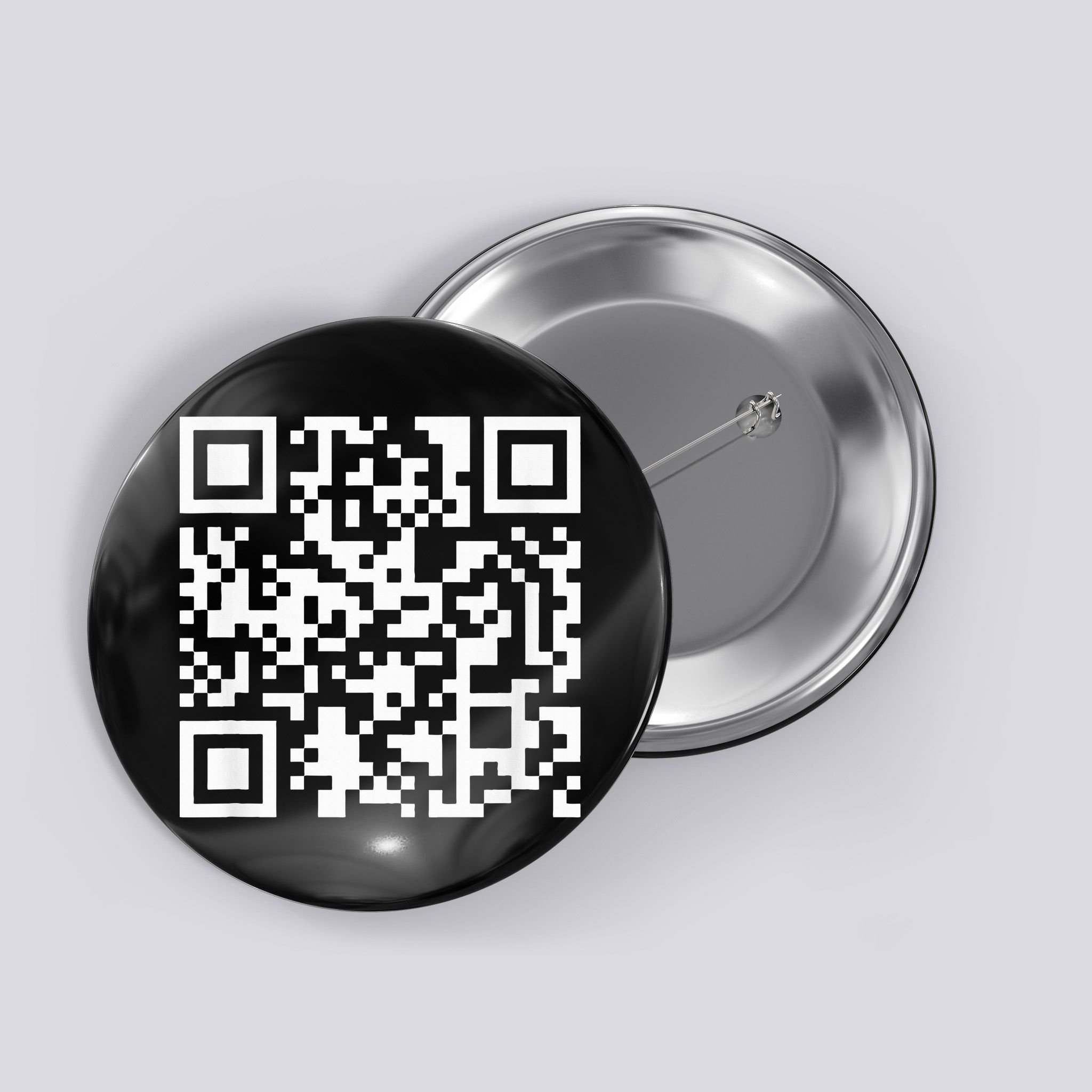 Funny Qr President Trump Dance Code Button