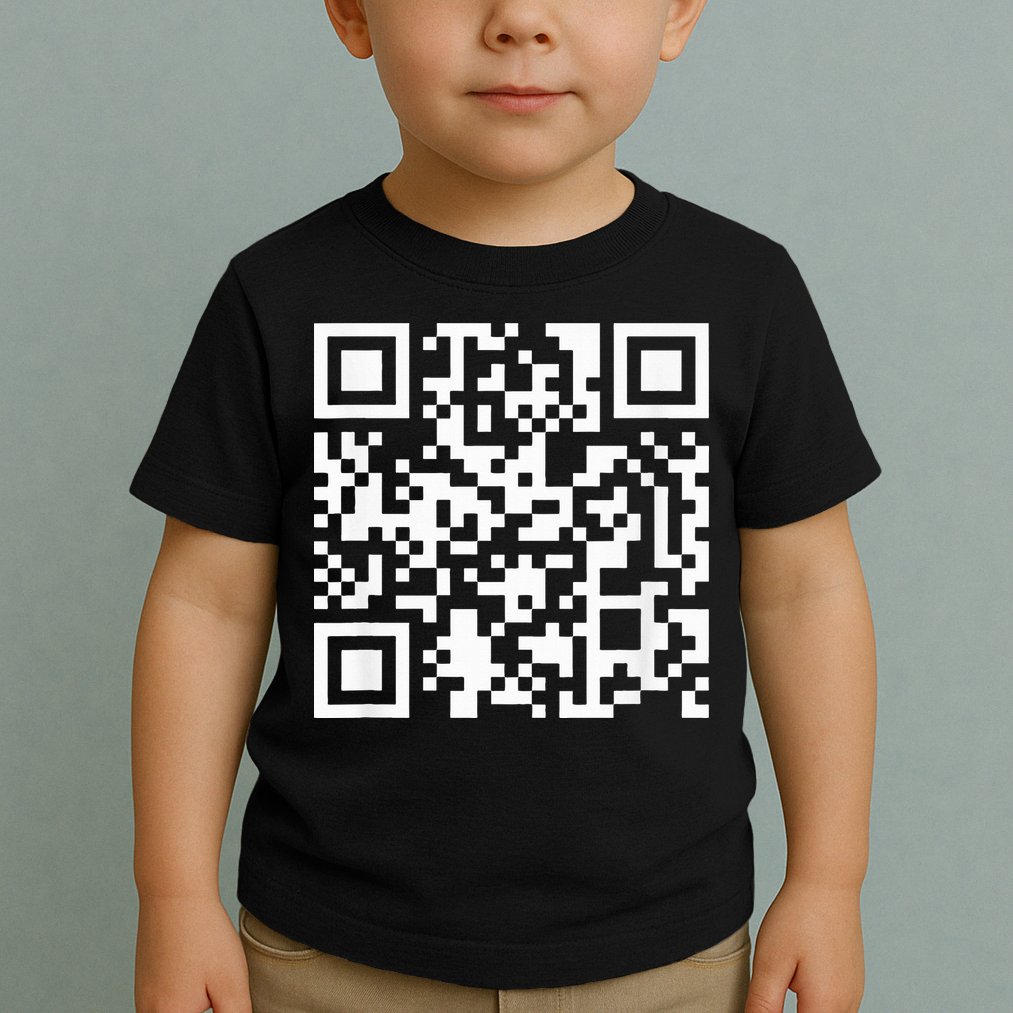 Funny Qr President Trump Dance Code Toddler T-Shirt