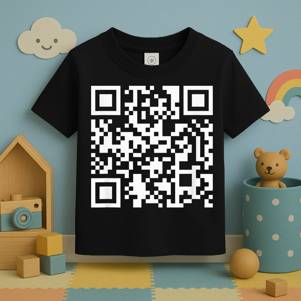 Funny Qr President Trump Dance Code Toddler T-Shirt