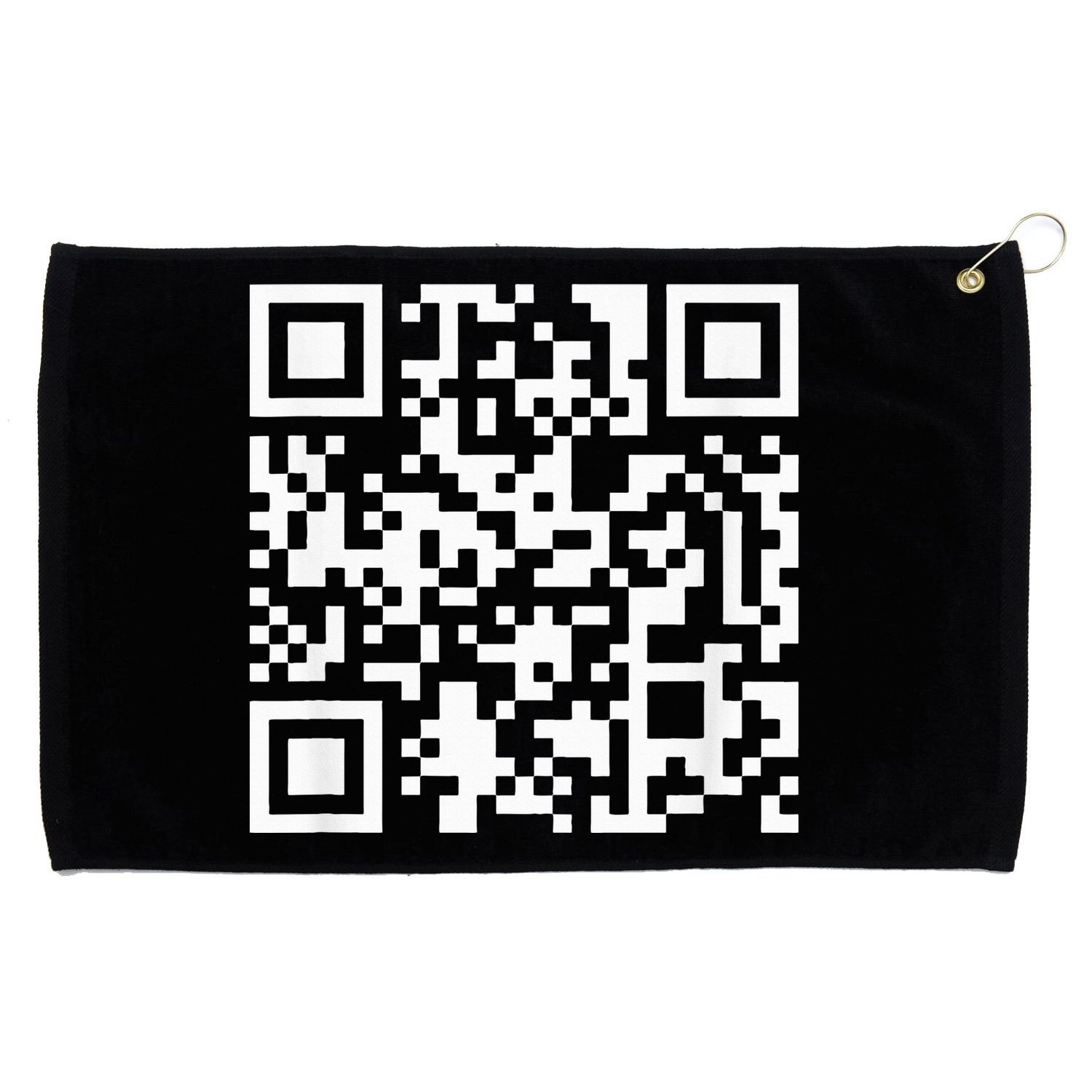 Funny Qr President Trump Dance Code Grommeted Golf Towel