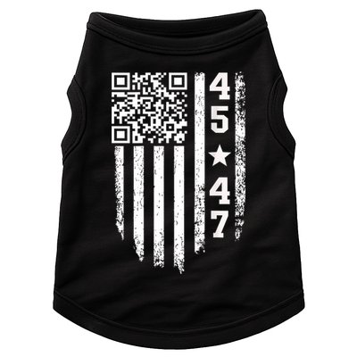 Funny Qr President Trump 4547 Trump Dancing Code Doggie Tank