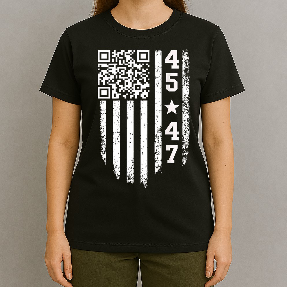 Funny Qr President Trump 4547 Trump Dancing Code T-Shirt