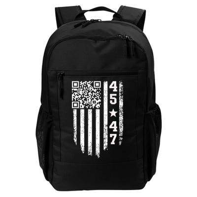 Funny Qr President Trump 4547 Trump Dancing Code Backpack