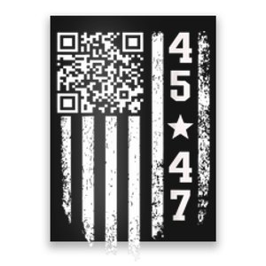 Funny Qr President Trump 4547 Trump Dancing Code Poster