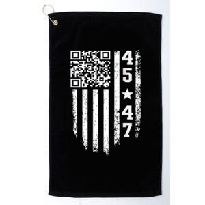 Funny Qr President Trump 4547 Trump Dancing Code Platinum Collection Golf Towel