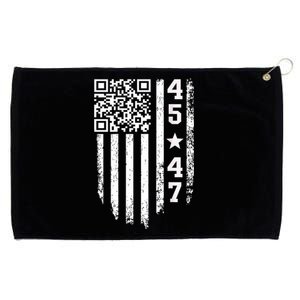 Funny Qr President Trump 4547 Trump Dancing Code Grommeted Golf Towel