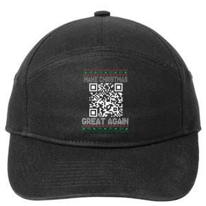 Funny Qr President Trump 4547 Dancing Dance Moves Maga 7-Panel Snapback Hat