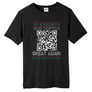 Funny Qr President Trump 4547 Dancing Dance Moves Maga Tall Fusion ChromaSoft Performance T-Shirt