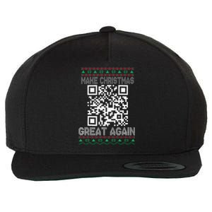 Funny Qr President Trump 4547 Dancing Dance Moves Maga Wool Snapback Cap