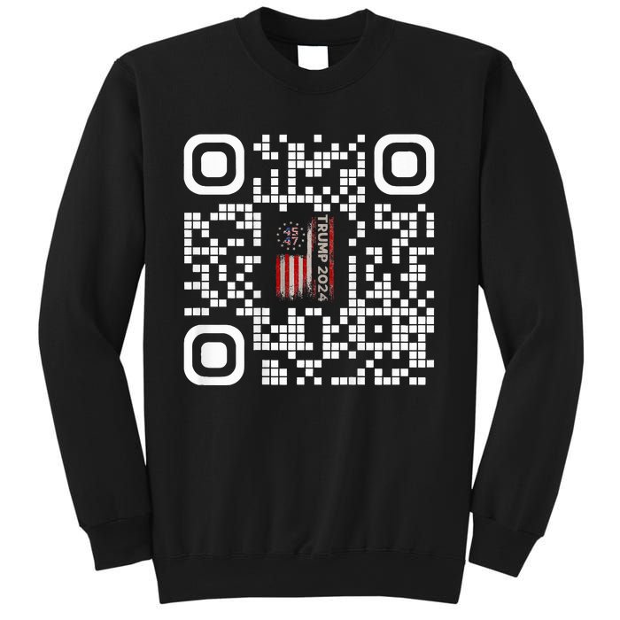 Funny Qr President Trump 4547 Trump Dancing Code Sweatshirt