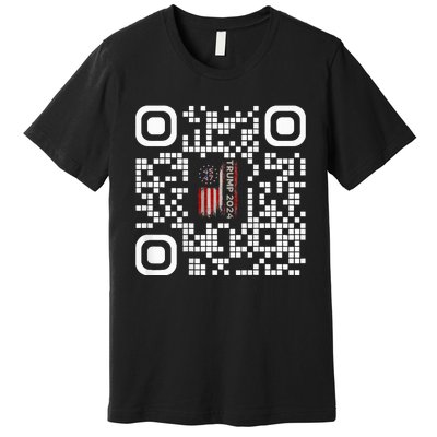 Funny Qr President Trump 4547 Trump Dancing Code Premium T-Shirt