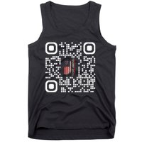 Funny Qr President Trump 4547 Trump Dancing Code Tank Top