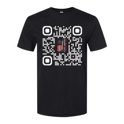 Funny Qr President Trump 4547 Trump Dancing Code Softstyle CVC T-Shirt