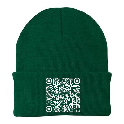 Funny Qr President Trump Dance Code Trump 4547 Knit Cap Winter Beanie