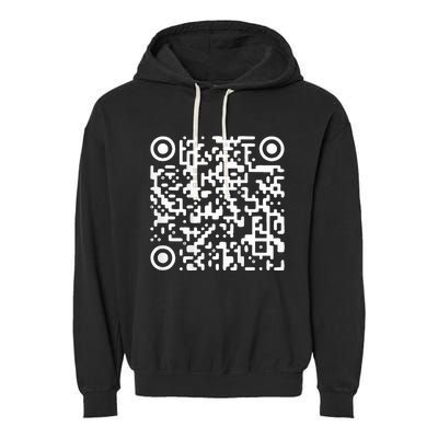 Funny Qr President Trump Dance Code Trump 4547 Garment-Dyed Fleece Hoodie