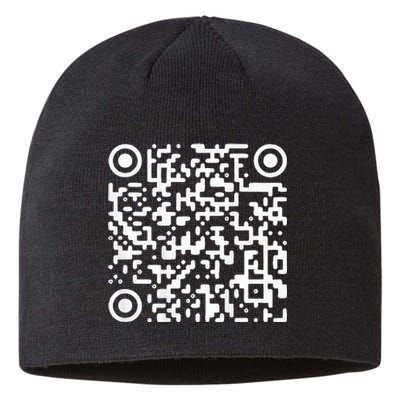 Funny Qr President Trump Dance Code Trump 4547 Sustainable Beanie