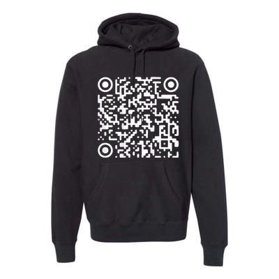 Funny Qr President Trump Dance Code Trump 4547 Premium Hoodie