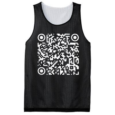 Funny Qr President Trump Dance Code Trump 4547 Mesh Reversible Basketball Jersey Tank