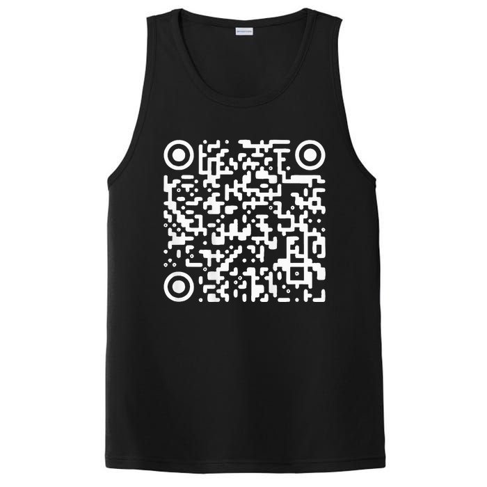 Funny Qr President Trump Dance Code Trump 4547 PosiCharge Competitor Tank