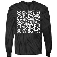 Funny Qr President Trump Dance Code Trump 4547 Tie-Dye Long Sleeve Shirt