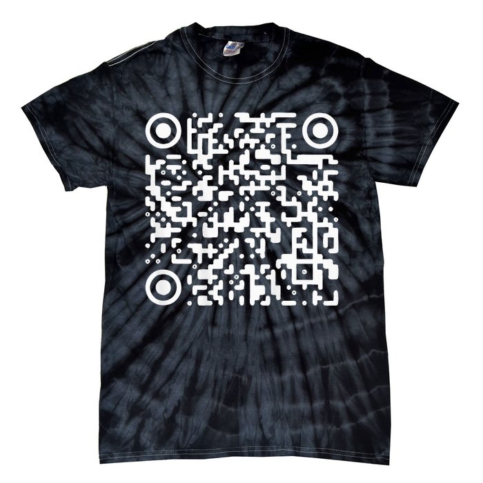 Funny Qr President Trump Dance Code Trump 4547 Tie-Dye T-Shirt