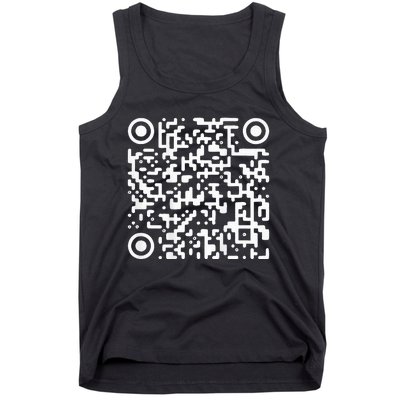 Funny Qr President Trump Dance Code Trump 4547 Tank Top