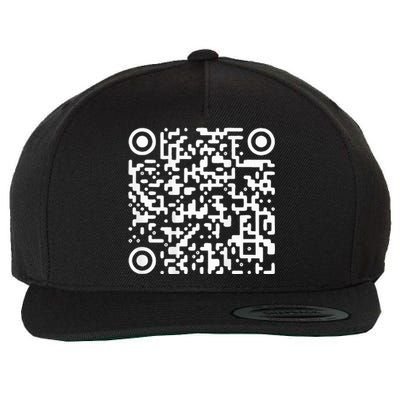 Funny Qr President Trump Dance Code Trump 4547 Wool Snapback Cap