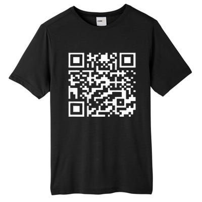 Funny Qr President Trump 4547 Trump Dancing Code Tall Fusion ChromaSoft Performance T-Shirt