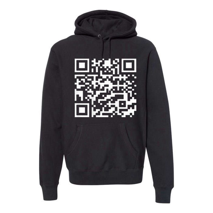 Funny Qr President Trump 4547 Trump Dancing Code Premium Hoodie