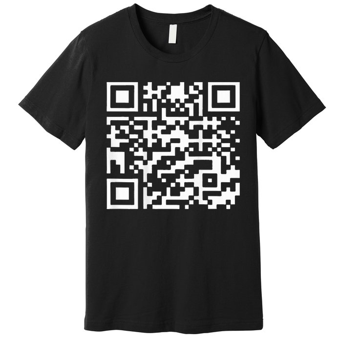 Funny Qr President Trump 4547 Trump Dancing Code Premium T-Shirt