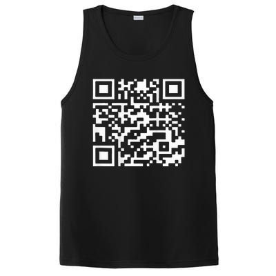 Funny Qr President Trump 4547 Trump Dancing Code PosiCharge Competitor Tank