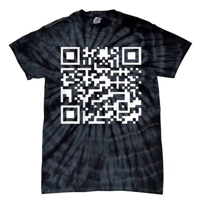 Funny Qr President Trump 4547 Trump Dancing Code Tie-Dye T-Shirt