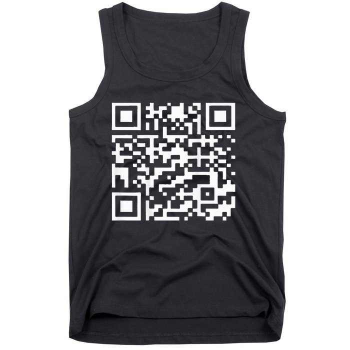 Funny Qr President Trump 4547 Trump Dancing Code Tank Top