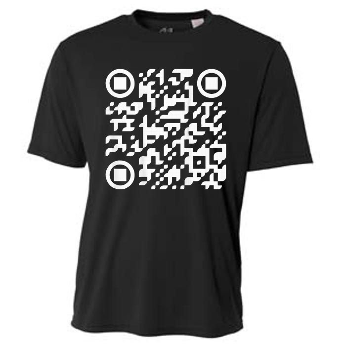 Funny Qr President Trump Dance Code Cooling Performance Crew T-Shirt