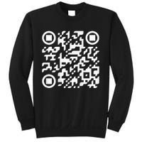 Funny Qr President Trump Dance Code Sweatshirt