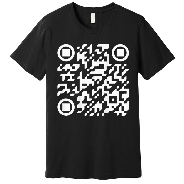 Funny Qr President Trump Dance Code Premium T-Shirt