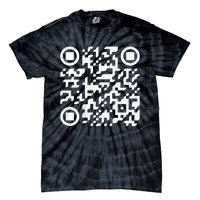 Funny Qr President Trump Dance Code Tie-Dye T-Shirt