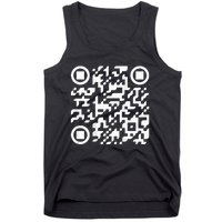 Funny Qr President Trump Dance Code Tank Top