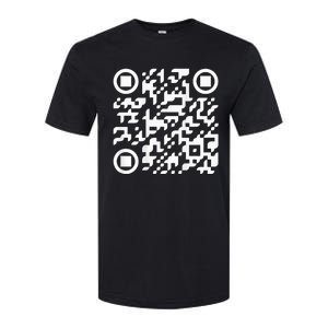 Funny Qr President Trump Dance Code Softstyle CVC T-Shirt