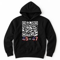 Funny Qr President Trump 45 47 Trump Dancing Code Maga Hoodie