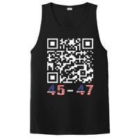 Funny Qr President Trump 45 47 Trump Dancing Code Maga PosiCharge Competitor Tank