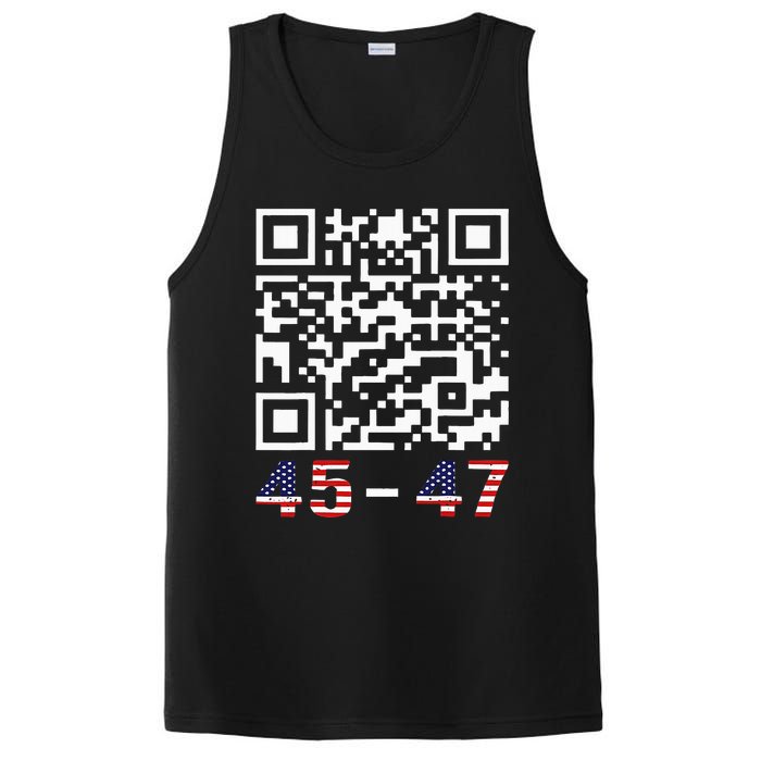 Funny Qr President Trump 45 47 Trump Dancing Code Maga PosiCharge Competitor Tank