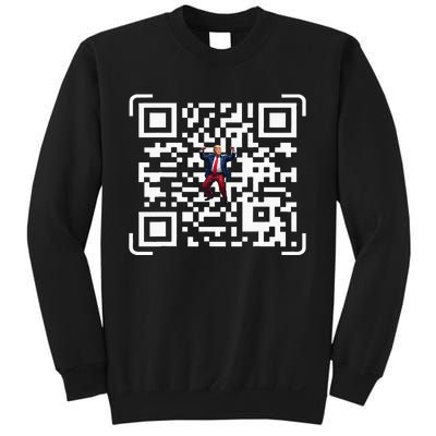 Funny Qr President Trump 4547 Trump Dancing Code Sweatshirt