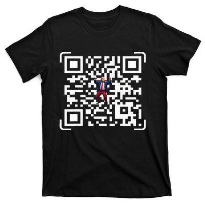 Funny Qr President Trump 4547 Trump Dancing Code T-Shirt