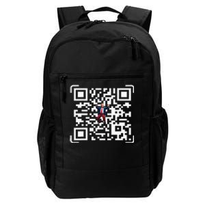 Funny Qr President Trump 4547 Trump Dancing Code Daily Commute Backpack