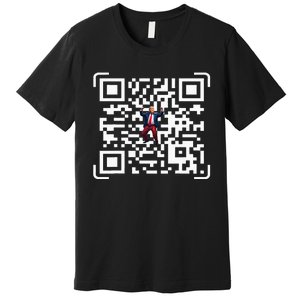 Funny Qr President Trump 4547 Trump Dancing Code Premium T-Shirt