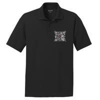 Funny Qr President Trump 4547 Trump Dancing Code PosiCharge RacerMesh Polo