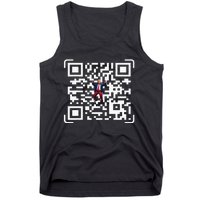 Funny Qr President Trump 4547 Trump Dancing Code Tank Top